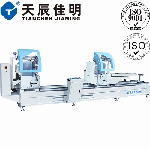 鋁門窗加工設備-重型雙頭精密切割鋸LJZ2-CNC-500x4200A